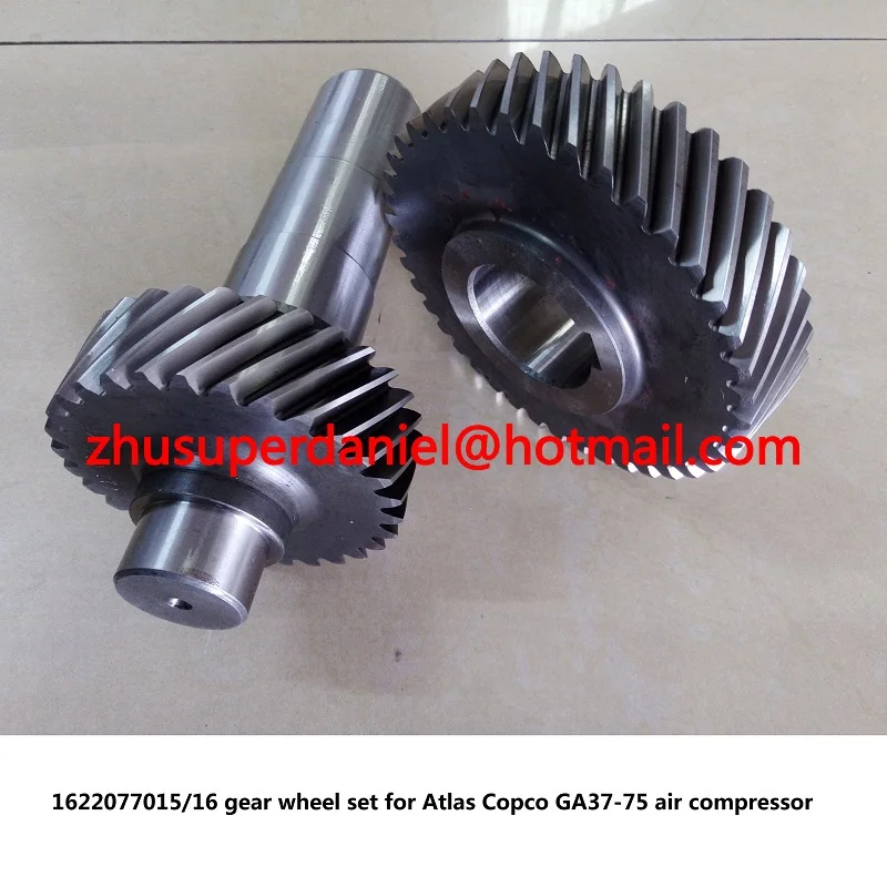 1622077015/16 gear wheel set driven gear shaft  for AC GA37-75 screw air compressor