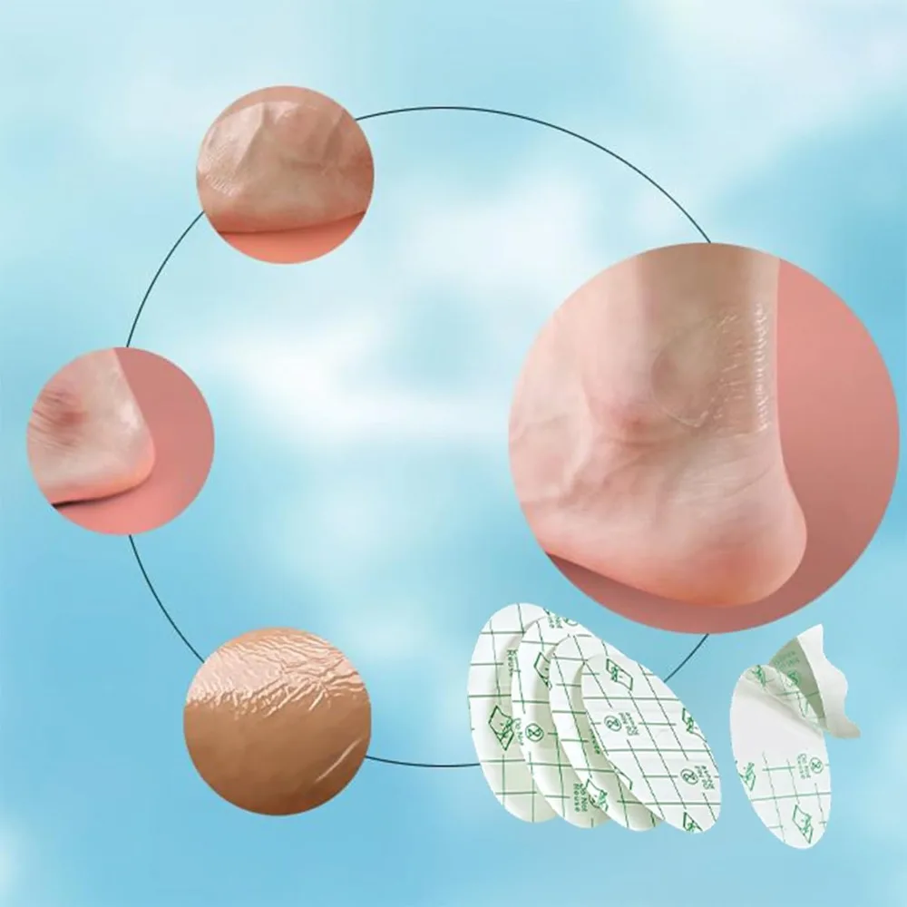 Zealburst 自己粘着目に見えないヒール耐摩耗ステッカー防水耐摩耗フットケアヒール保護パッドヒールステッカー