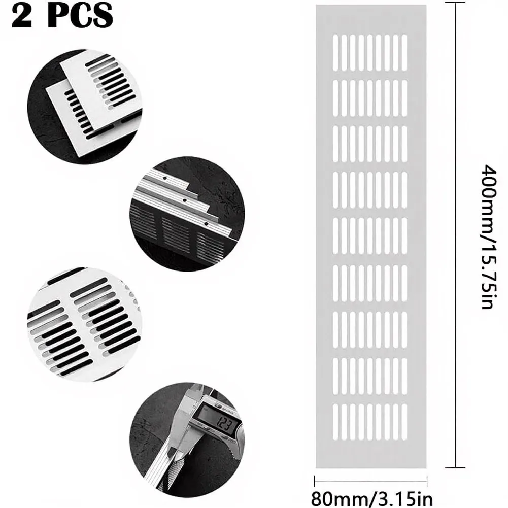 For Heat Reduction In Cabinets Cabinet Ventilation Grilles Long-lasting Aluminum Vent Grille Aluminum Ventilation Grille