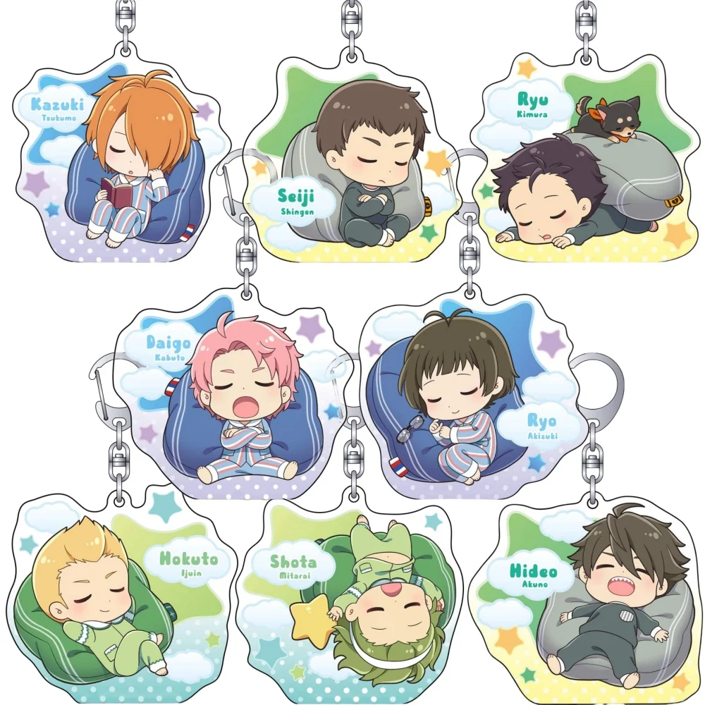 Anime Peripheral Store THE IDOLM@STER Toma Shota Hokuto Hideo Ryu Seiji Acrylic Keychain Pendant Ornamen Fans Gifts About 6cm