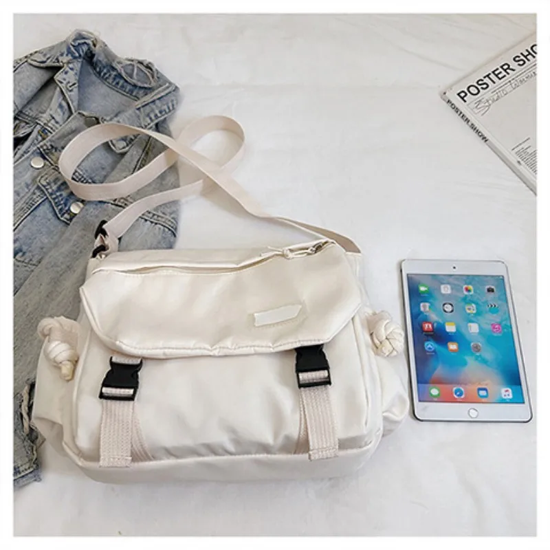 Homefish New Nylon Handbags Shoulder Bag Large Capacity Crossbody Bags For Teenager Messenger Bag Student School Bags For Women