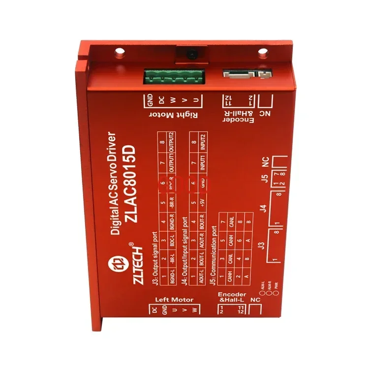ZLAC8015D 3 phase 24V-48V 15A 500W CANOPEN RS485 dual channel brushless