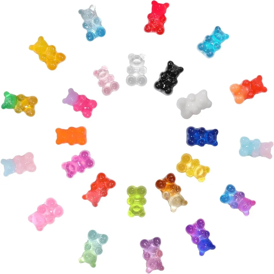 

25 шт., милые подвески для обуви с клейким медведем для девочек, сабо, обувь, украшения, подвески для женщин, вечерние сувениры