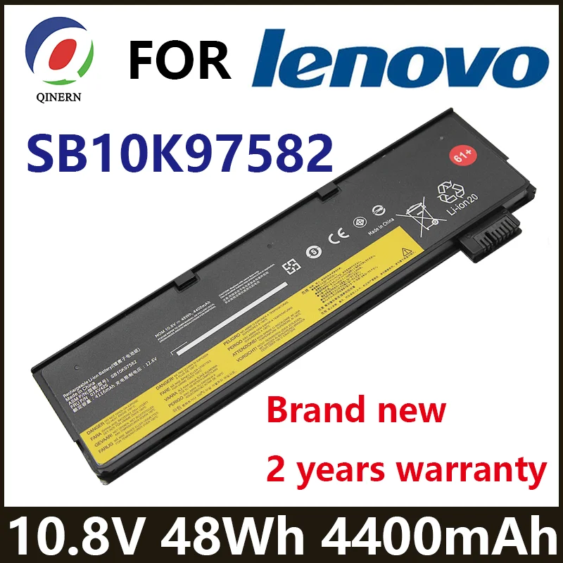 SB10K97582 10.8V 48Wh Laptop Battery For Lenovo ThinkPad T470 T570 T480 T580 A475 P51S P52S TP25 01AV491 01AV426 02DL023