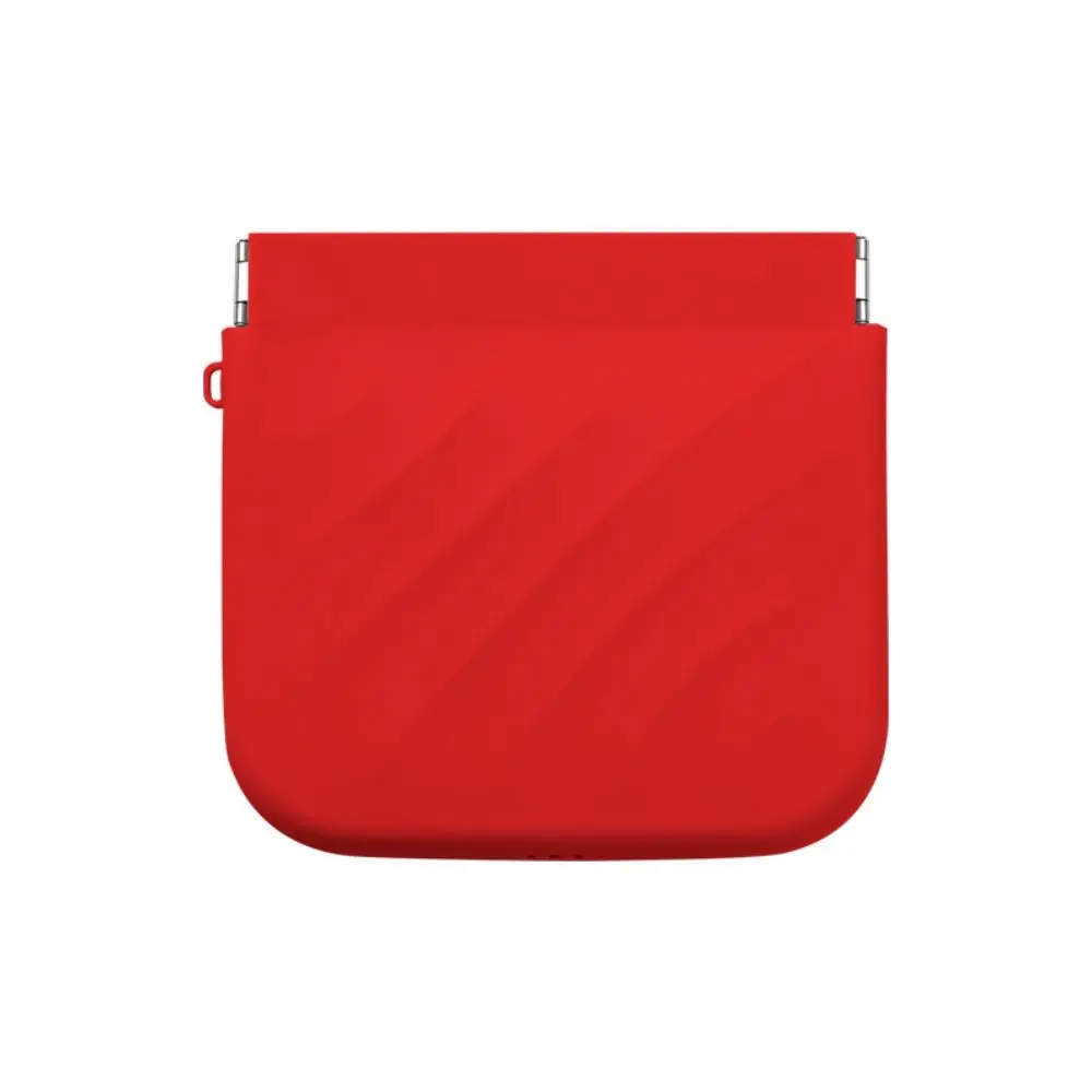 Silicone Mini Cosmetic Bag Makeup Bag Storage Bag Lipstick Storage Bag Self-closing Automatic Closed Coin Purse Girls