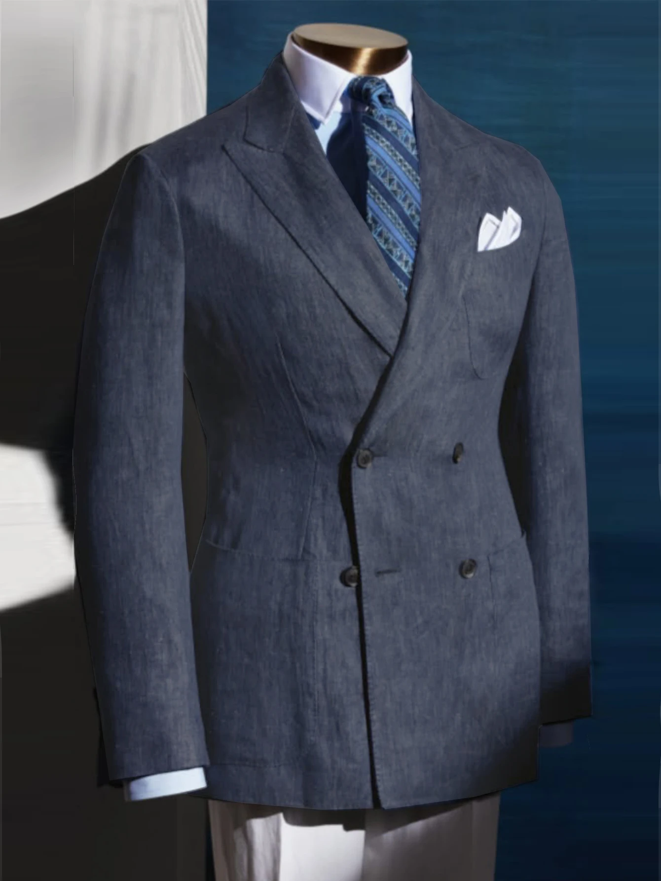 سترة رجال الأعمال الأنيقة غير الرسمية لخريف وشتاء وصلت حديثًا خفيفة الوزن بأزرار إيطالية معطف رسمي للرجال