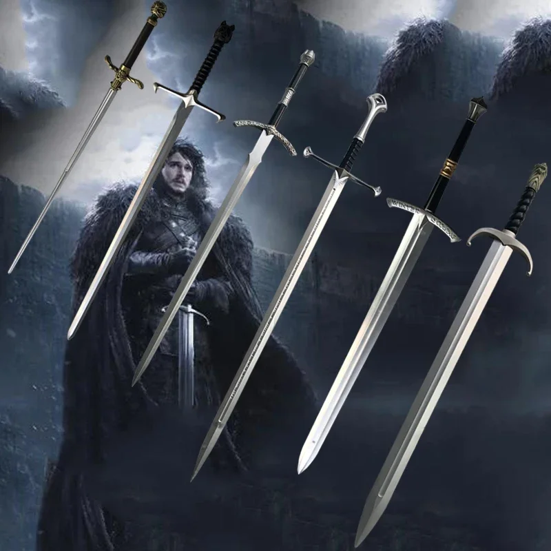 104cm Eddard Stark sword 1:1 Sword Weapon Movie Cosplay Prop Role Play Gift Safety PU Winter Frost Wolf Sword