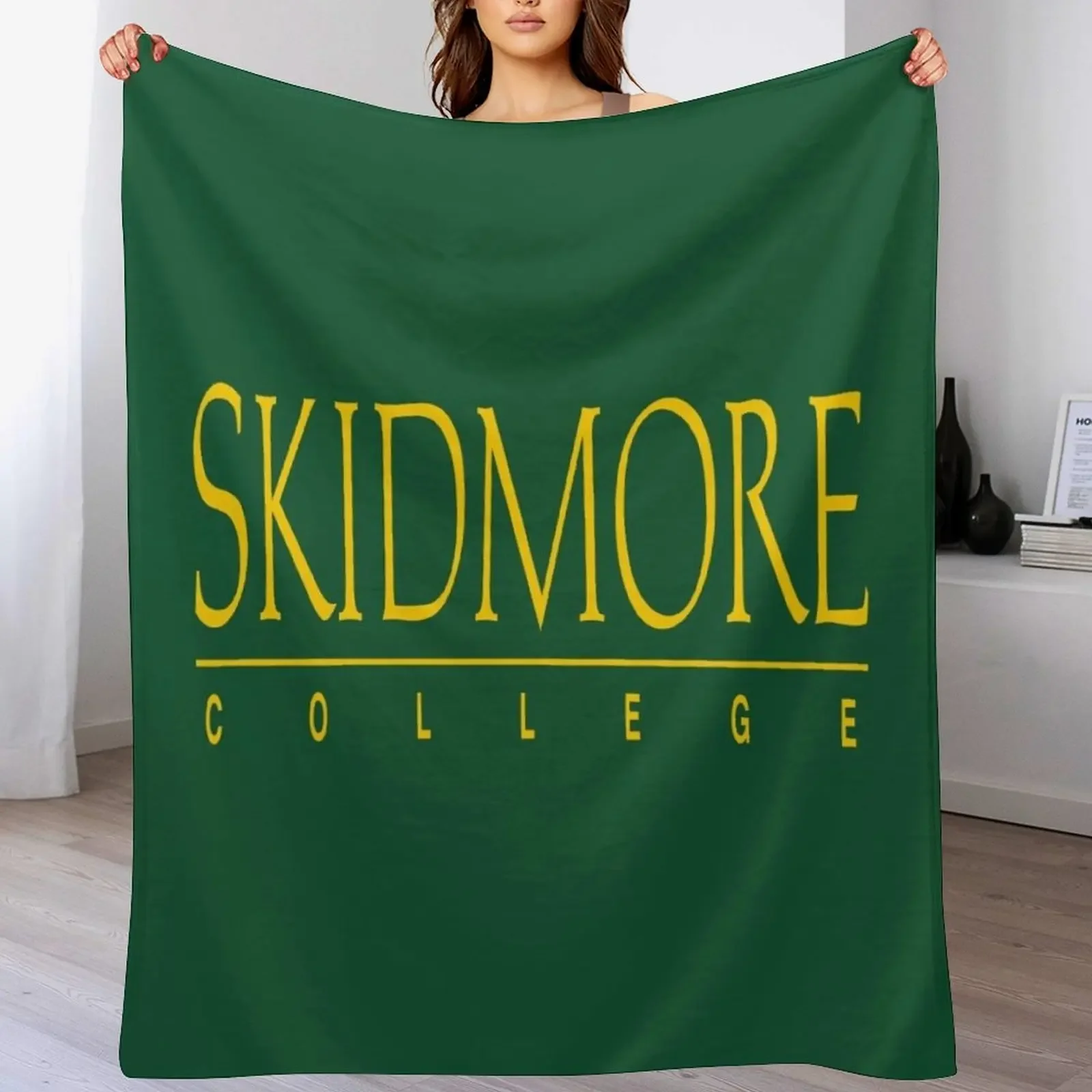 

Skidmore College Throw Blanket Decorative Soft Throw Blanket for Couch Sofa