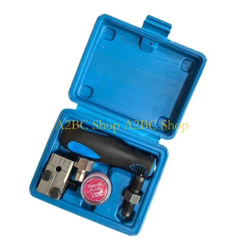 

A2BC Double Auto Brake Lines Tool for Copper Pipe Flaring 3/16in 4.75mm Tubing Flaring Tool Car Brake Line Flaring Device