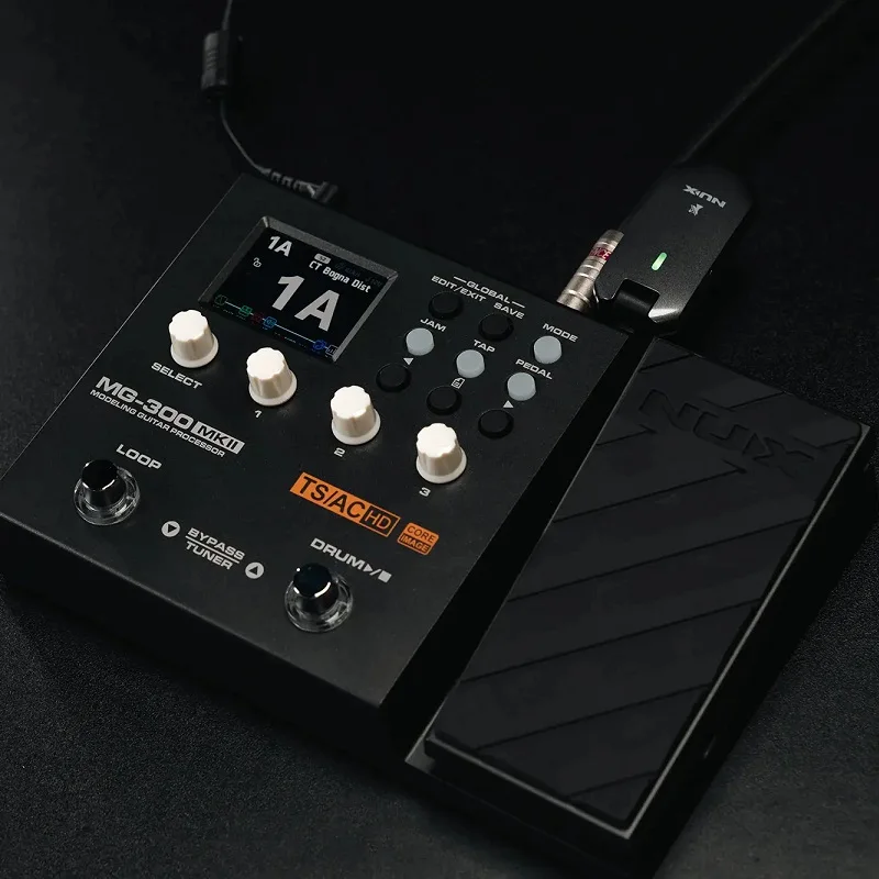 NUX MG-300 MKII Multi-Effects Pedal Amp Modeling Guitar Parts Accessories Algorithm Multi-Effects Pedal Electric Guitar - view 2
