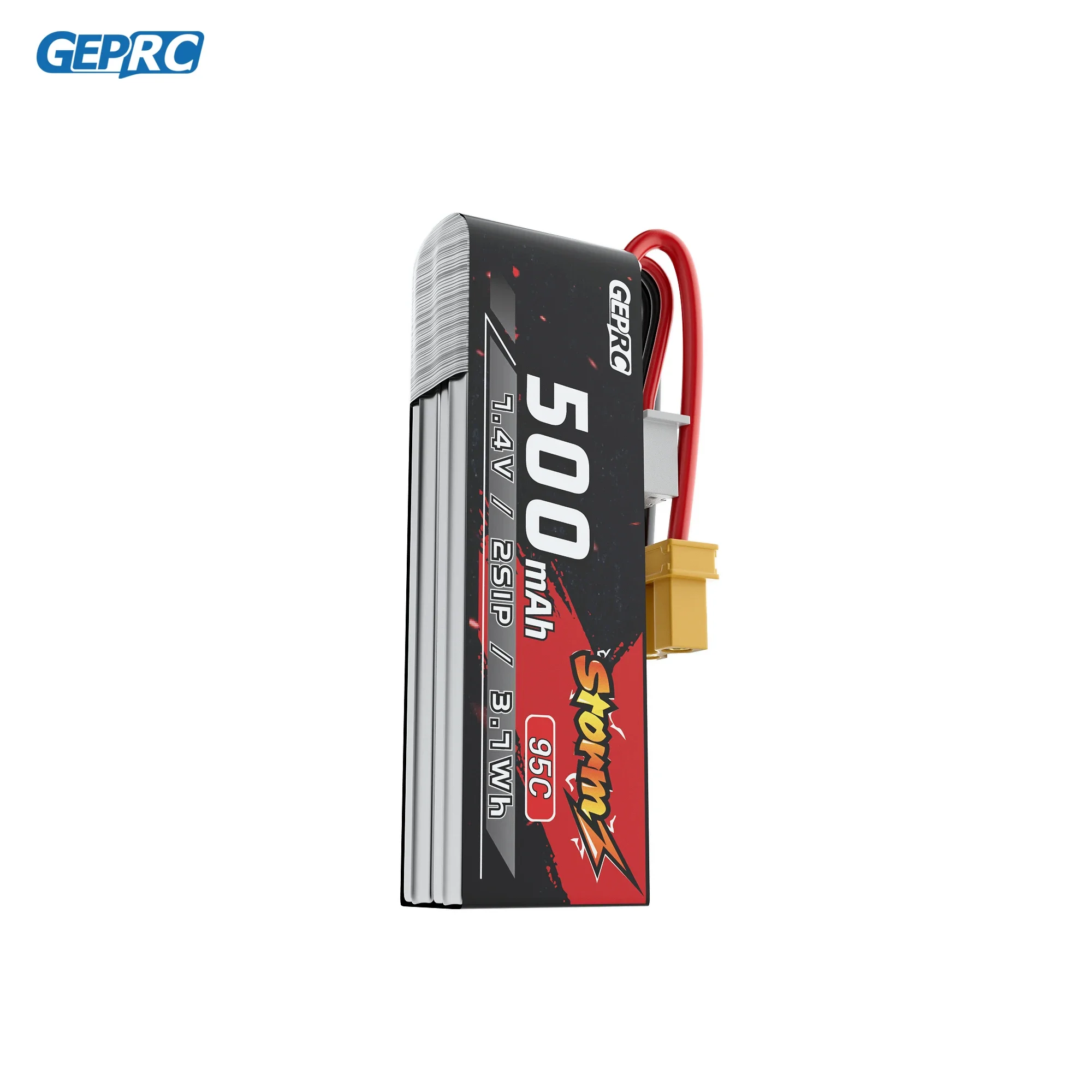 GEPRC Storm LiPo 2S 500mAh 95C Battery 7.4V XT30 Plug for RC FPV Airplane Quadcopter Helicopter Drone for DarkStar20