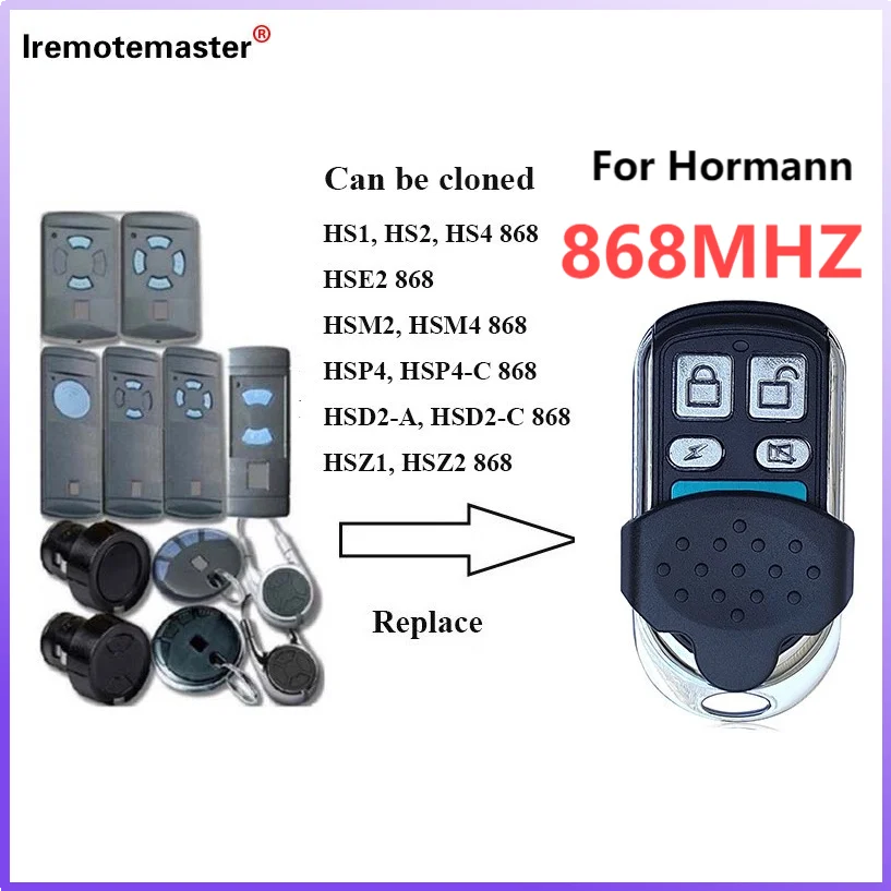 Latest Hormann Marantec Berner 868mhz Replacement Garage Door Remote Control HSE2 HSE4 HSM2 HSM4 868 Digital D382 D302 868MHz