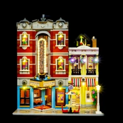 (Not the Building Blocks) LED Light For Lego 10312 Jazz Club Light Up your Model Decorative Lamp With Battery Box