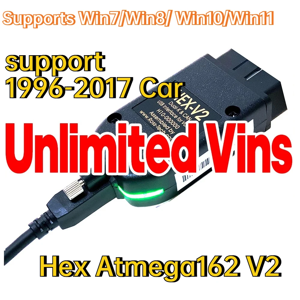 

2026 For VCDSVAGCOM Interface HEX for VAG V2 Update 25.3 FOR VW For AUDI Skoda Seat Multi-Language Car Auto com Diagnostics Tool