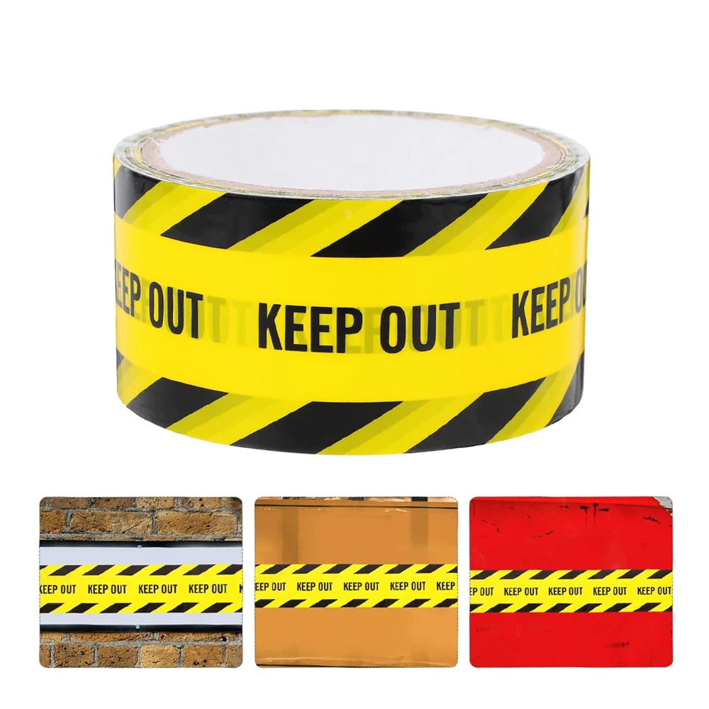 Caution Masking Tapes Public Safety Keep Out Yellow Warning Strip Kids Engineering Truck Birthday Party Decoration DIY Stickers