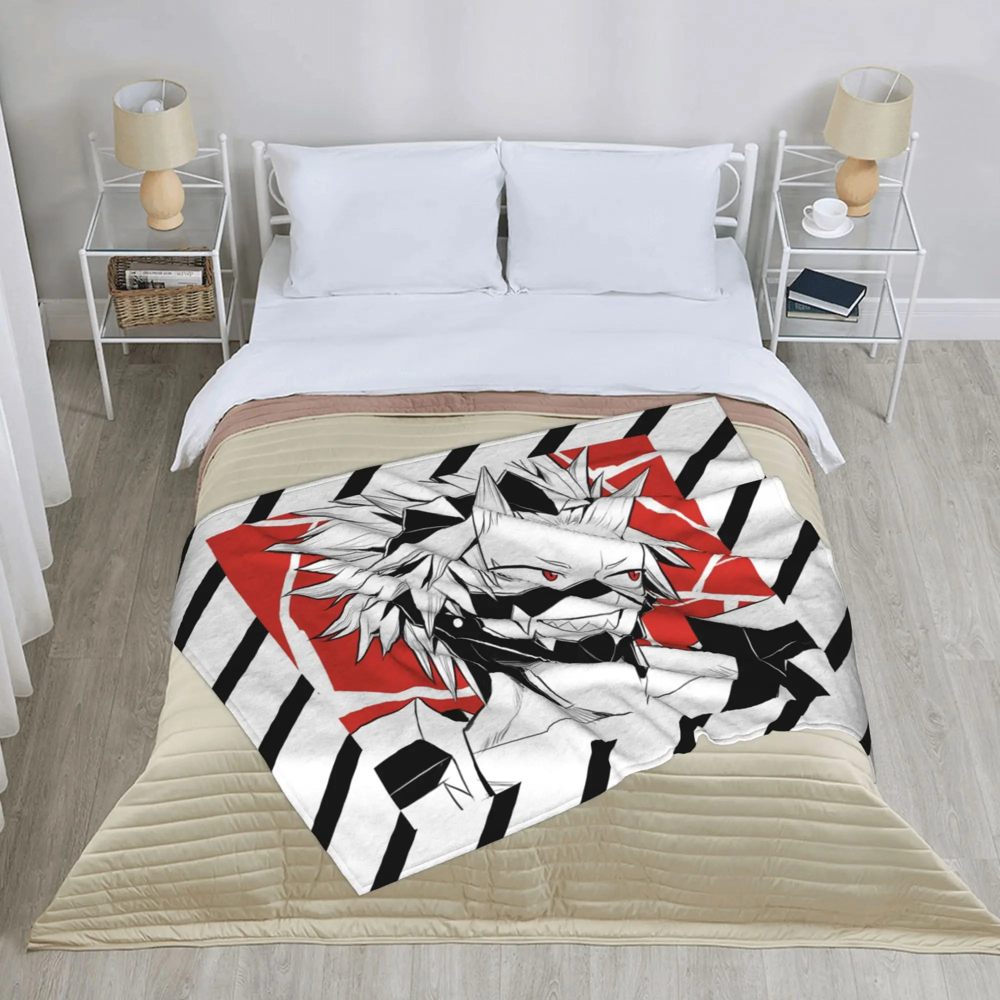 My H-Hero A-Academia Anime Blankets Flannel  Summer  Warm Throw Blanket for Bedding Bedspread