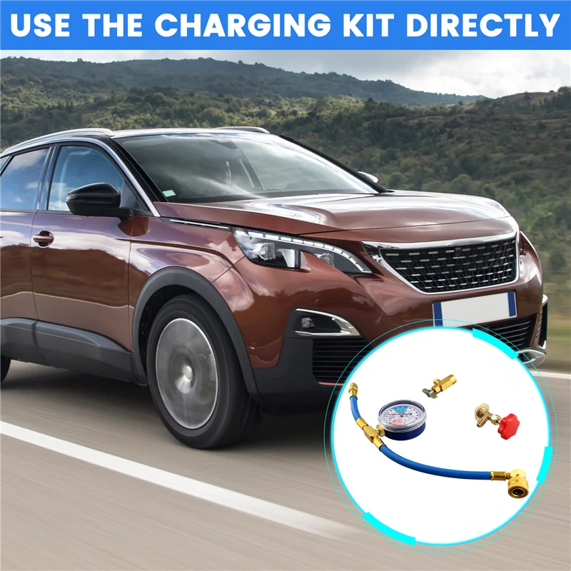 【NEW】R134A Set Freon Filling Equipment Adapter Air Conditioning Manometer Air Conditioner Repair Valves Air Conditioner