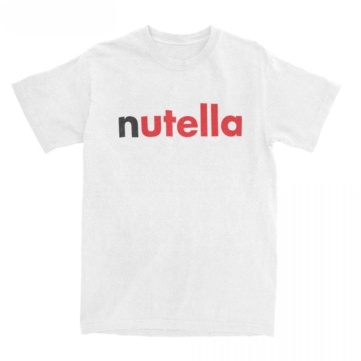 Nutella Yummy Men's T Shirt Cool Tees Short Sleeve O Neck T-Shirt Cotton Printed Clothes