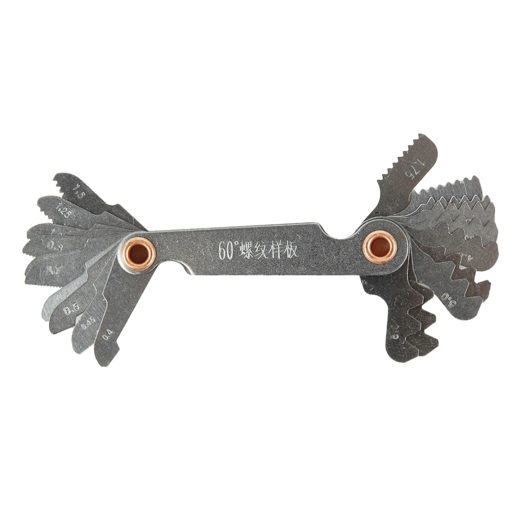Template Thread Gauge 55 Degrees 60 Degrees Workshop British Carbon Steel Gauge Hand Manual Tools Metric Thread Pitch