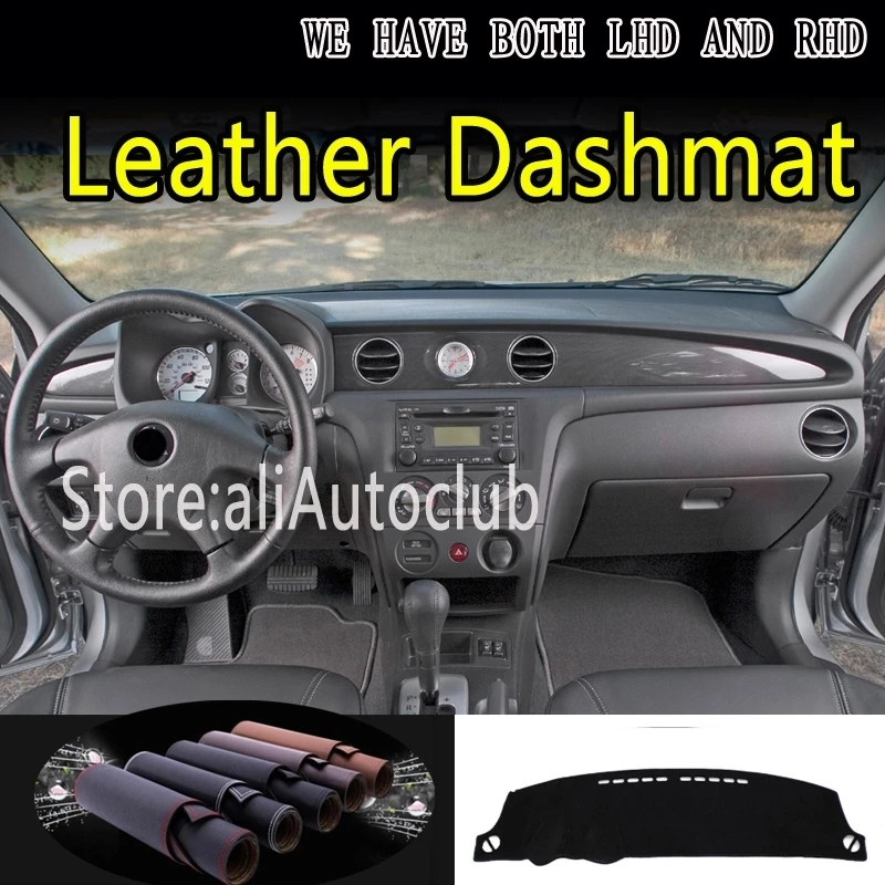 

Leather Dashmat Dashboard Cover Pad Dash Mat For Mitsubishi Montero Outlander Airtrek 2001 - 2006 AccessoriesAnti-slip Sunshades