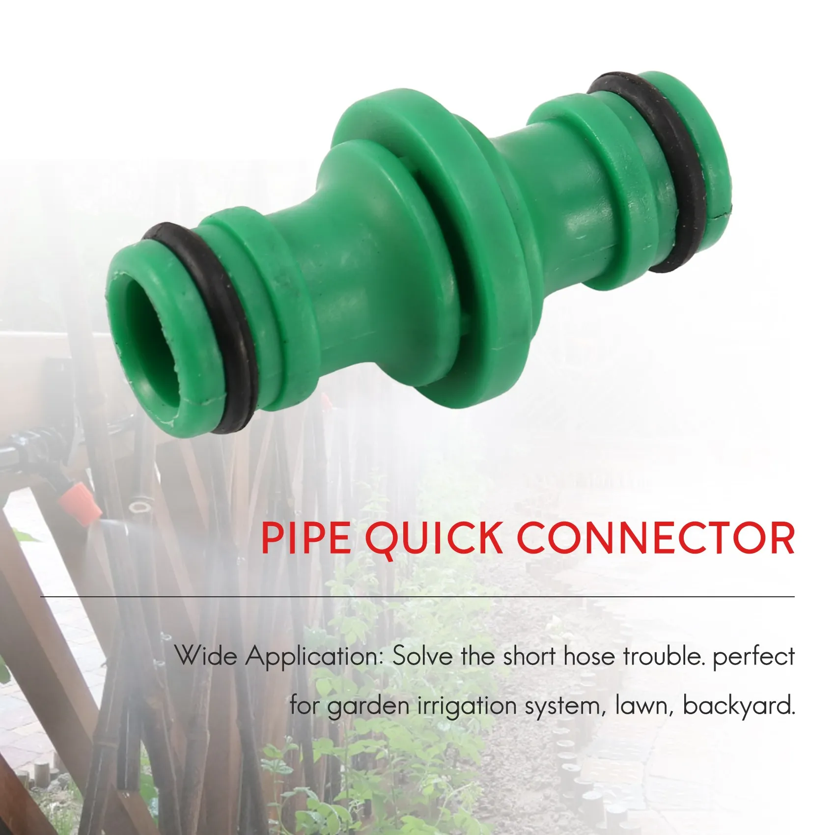 HOT 5 pezzi connettori per tubi flessibili doppi maschio da giardino 10 pezzi connettori rapidi per raccordo per tubi flessibili connettore per rubinetto in plastica da 1/2 pollice