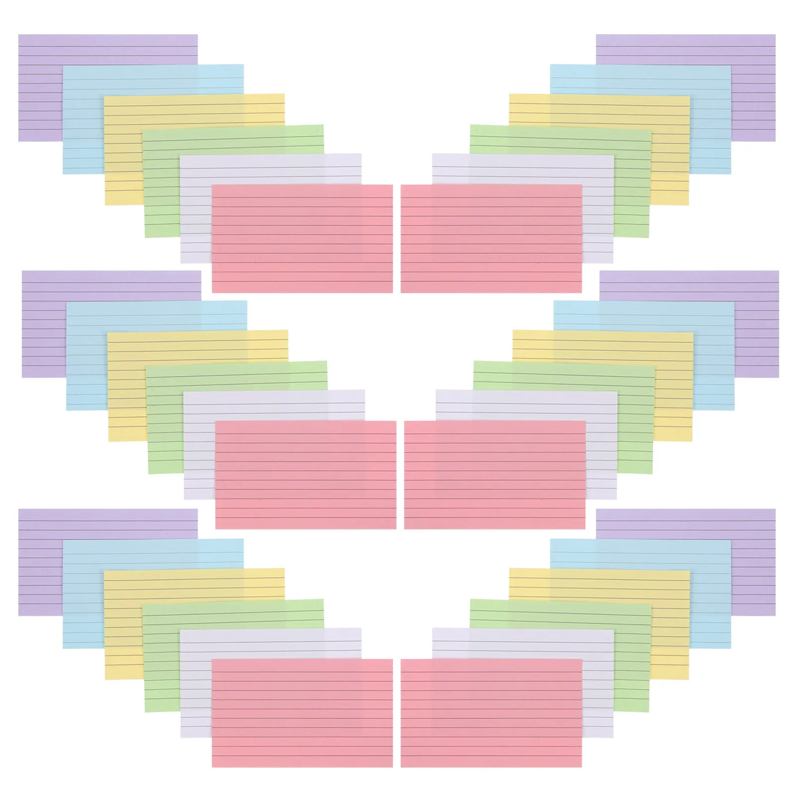600pcs-memory-index-cards-heavyweight-cardstock-ruled-lines-study-flashcards-for-exams-students-teachers-colored-note-cards