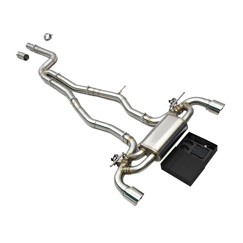 Custom Valved Exhaust Muffler For Toyota Supra A90/A91 MK4/MK5 3.0T 2020-2023 With Valve Actuators Enhanced Sound System