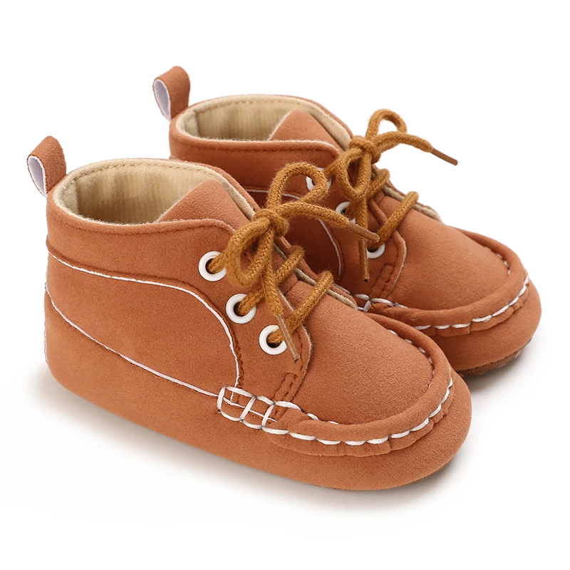 VALEN SINA 0-1Year Baby Shoes Retro Shoes Boy Girl Shoes Toddler Sole Anti-slip First Walkers Infant Newborn Moccasins
