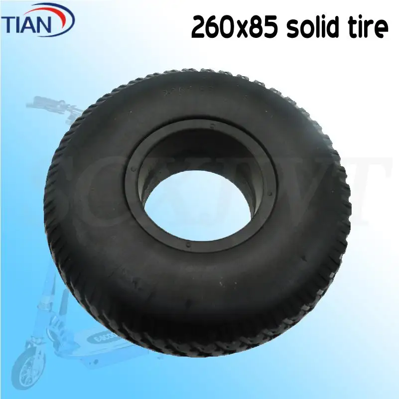

Explosion proof 260x85 solid tires suitable for electric wheelchairs and scooters, universal tires