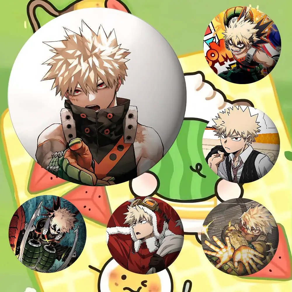 Cool B-bakugo Katsuki For Clothes Anime Enamel Pin Cute Things Cartoon Cosplay Badges On Backpack Brooch Art Gifts