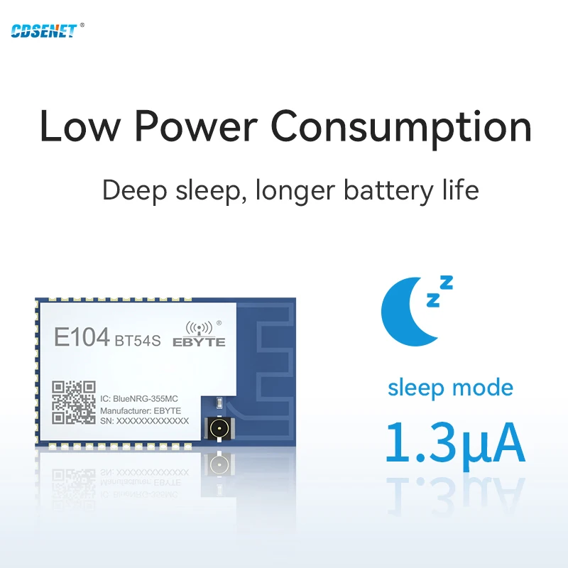 CDSENET E104-BT54S 2,4 GHz BLUENRG S355MC Bluetooth 5,1 SOC Modul Ttl-pegel Ausgang ARM Cortex-M0 + 32-bit-Core Prozessor