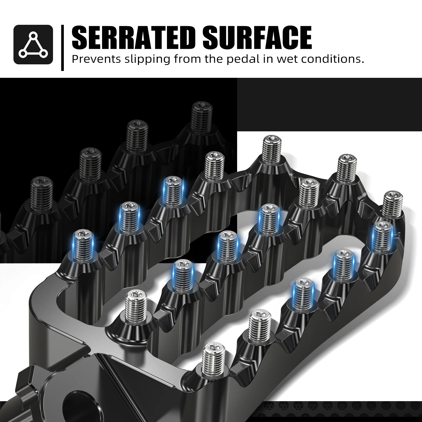 For Yamaha 2019-2024 Tenere 700 XTZ 700 XTZ700 T700 Foot Pegs Foot Rest Footpegs Forged Wide Tenere700 Rally Edition 2020-2024 - Image 3