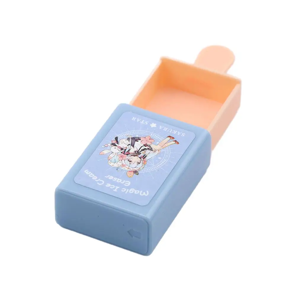 كارتون لطيف Kawaii ماجيك الآيس كريم ممحاة مطاطية الجدة القرطاسية مكتب اللوازم المدرسية