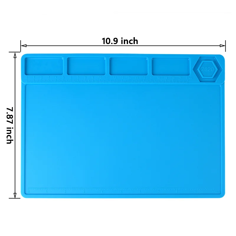 Imagem -06 - Soldering Mat Work Station Kit Silicone Repair Pad Esd Antiestático Resistente ao Calor Isolamento Manutenção Plataforma