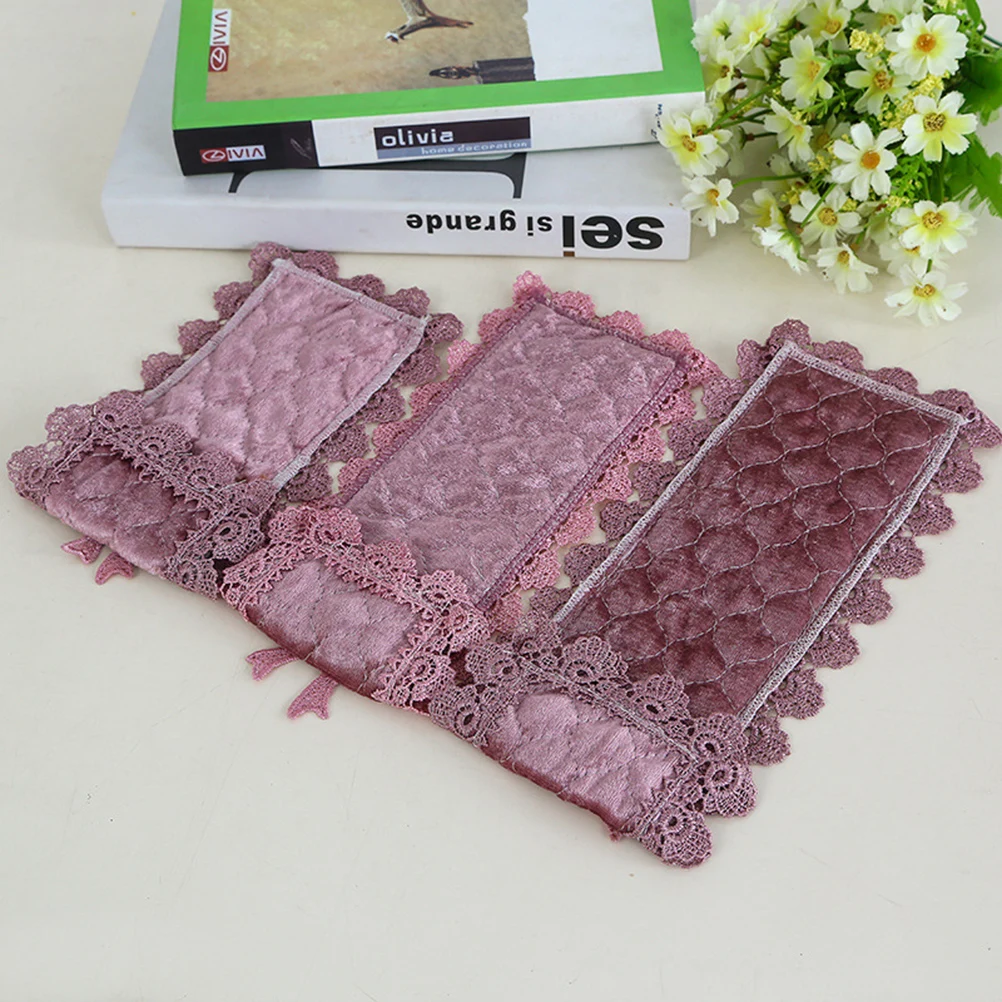 

Remote Control Lace Trim Fabric Creative European Lace Cover For Remote Control Style Dust Proof Protective Case