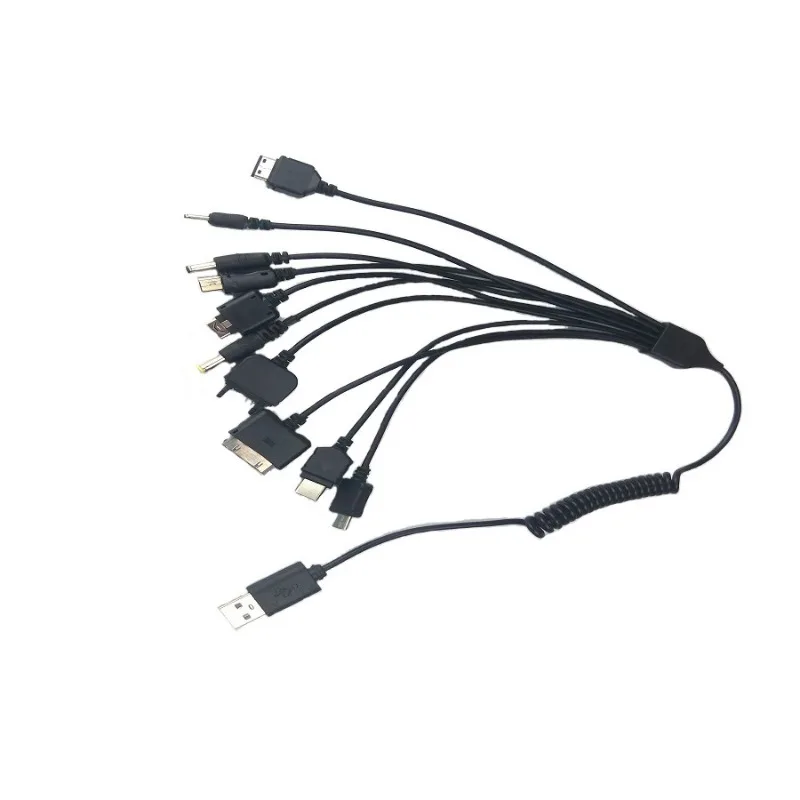 new 1 pcs 10 in 1 Micro USB multi Charger usb cables for mobile phones cord for KG90 Sony phone SAMSUNG Tablets