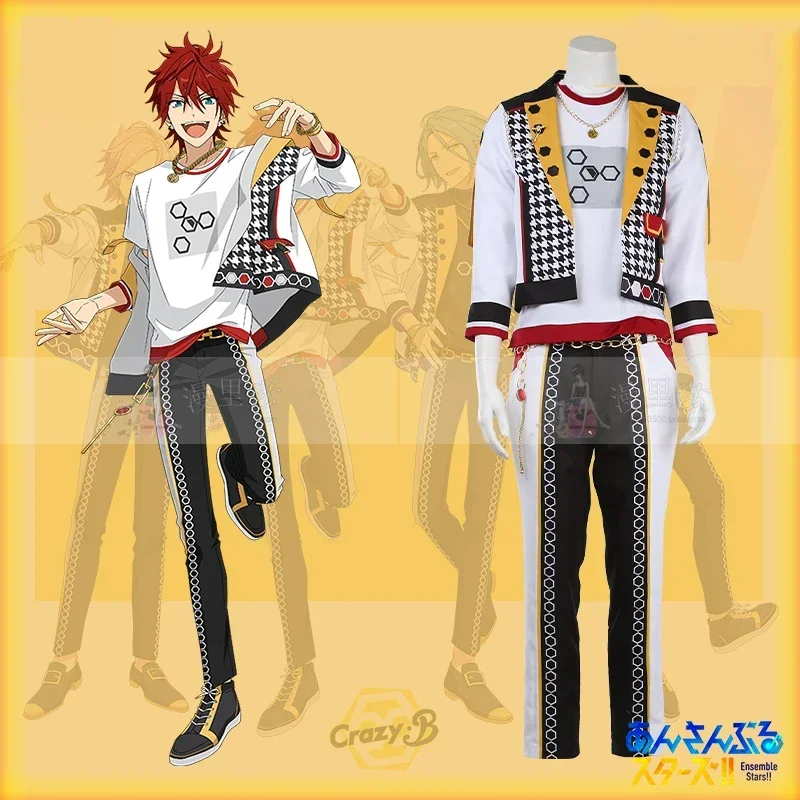 Game Ensemble Stars Crazy:B Amagi Rinne Shiina Niki Oukawa Kohaku HiMERU Cosplay Costume Halloween Party Uniforms Custom Made