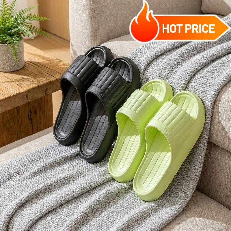 

Anti-slip Slippers Woman Home Sandals Soft Bottom Male and Female Couple Water Proof Leisure Fashion Massage Shower Shoes Women