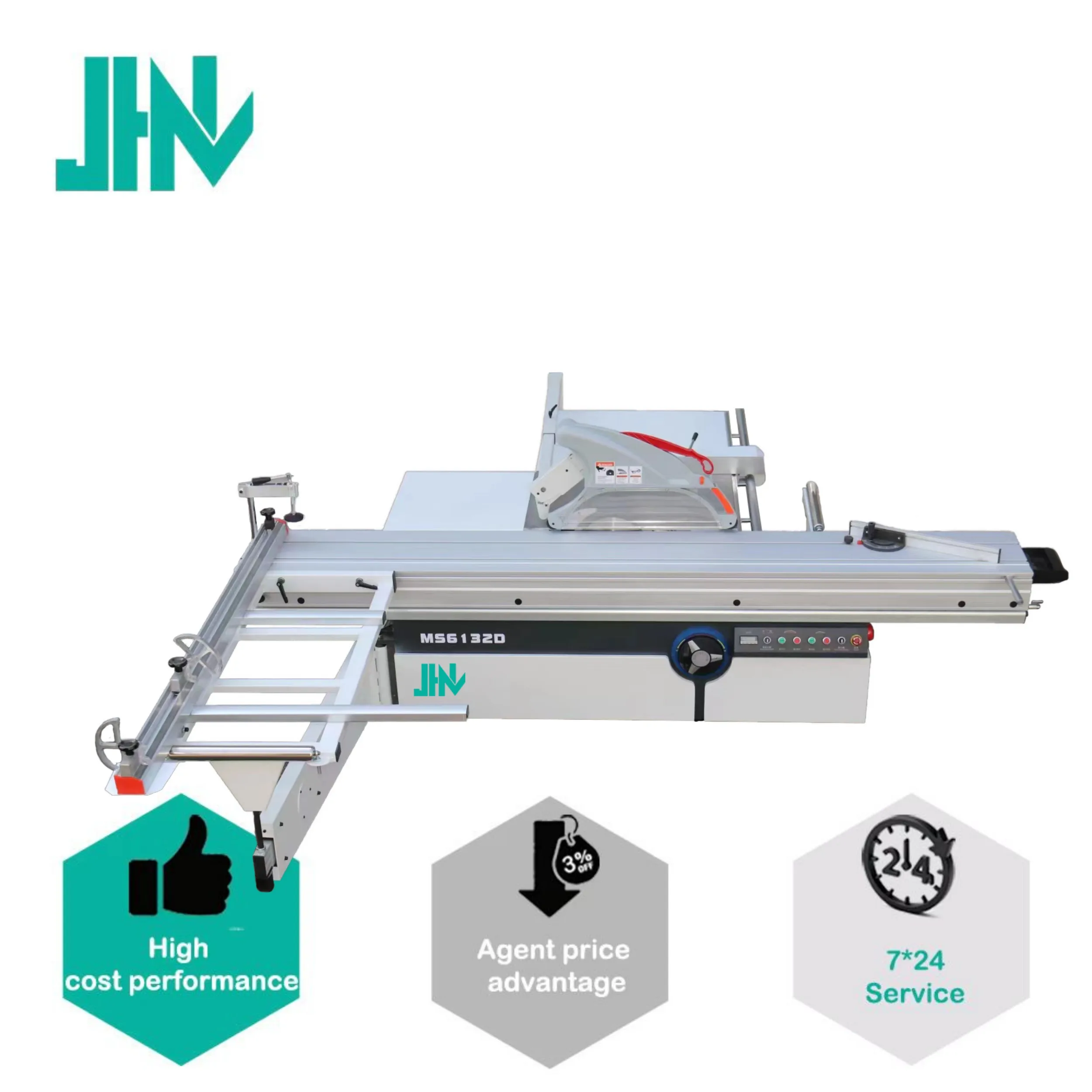 Heavy Sliding Table Saw - High Precision Wood Cutting Machine for Furniture Manufacturing