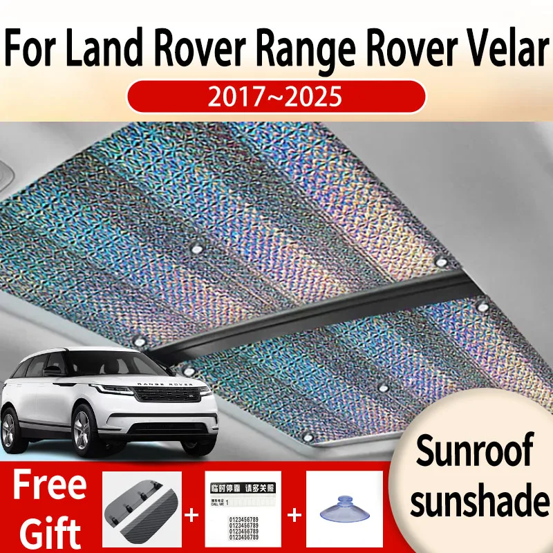 

Автомобильный солнцезащитный козырек для Land Rover Range Rover Velar 2017 ~ 2025, панорамный козырек на лобовое стекло, солнцезащитный козырек, анти-ультрафиолетовые автомобильные аксессуары