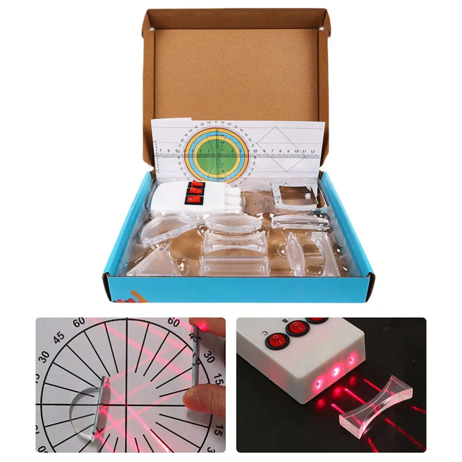 

Physical Light Reflection and Refraction Model DIY Projects Experiment Project for Gift Student Kids School Boys and Girls