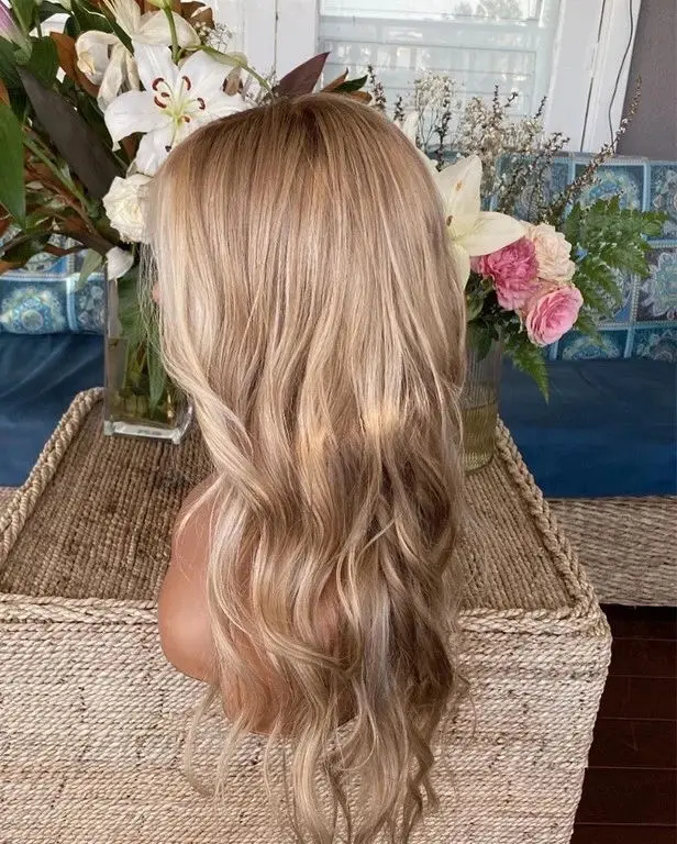 22 "تسليط الضوء على أومبير الرماد شقراء HD غير مرئية الاصطناعية الدانتيل شعر مستعار أمامي الكتف الجزء الأوسط شعري أمامي الدانتيل الباروكة على التخليص