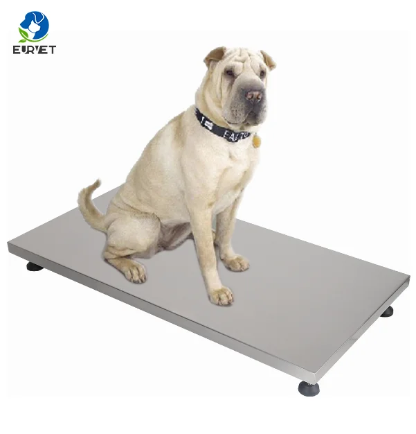 EUR VET High Precision Veterinary Equipment Steel Platform Dog Pet Animal Scale Electronic Animal Weighing Scale