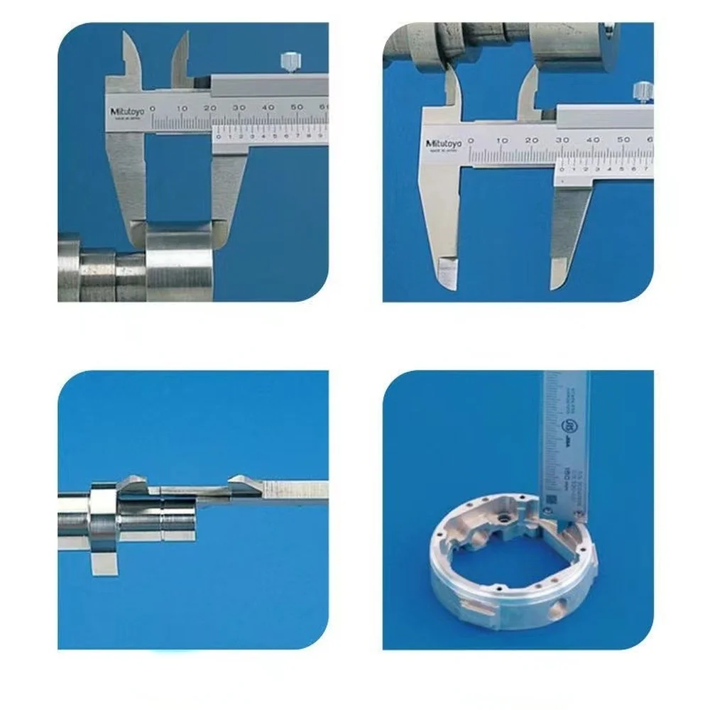 Imagem -05 - Pinça Vernier de Mitutoyo Pinças Metálicas Medidor de Medição 0150 mm 0200 mm 0300 mm 0.02 mm Aço Inoxidável