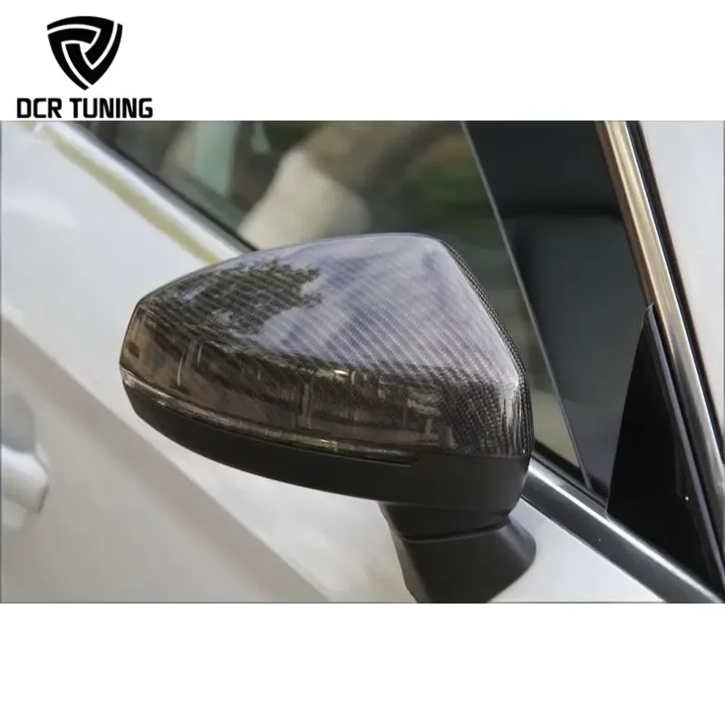 For Audi Real Carbon Fiber Side Mirror Cover Replacement  A3 S3 RS3 8V 2014-2019 Wing Mirror Casing Housing