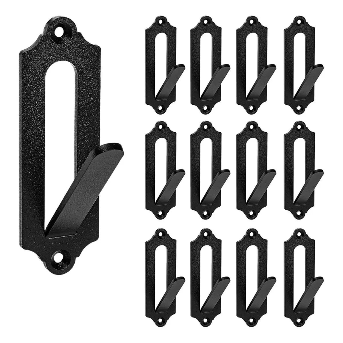 A013 12 Packs Mount Skull Hanger, European Style Deer Head Bracket, Wall Mount for Antelope with Simple Easy Installation Kit