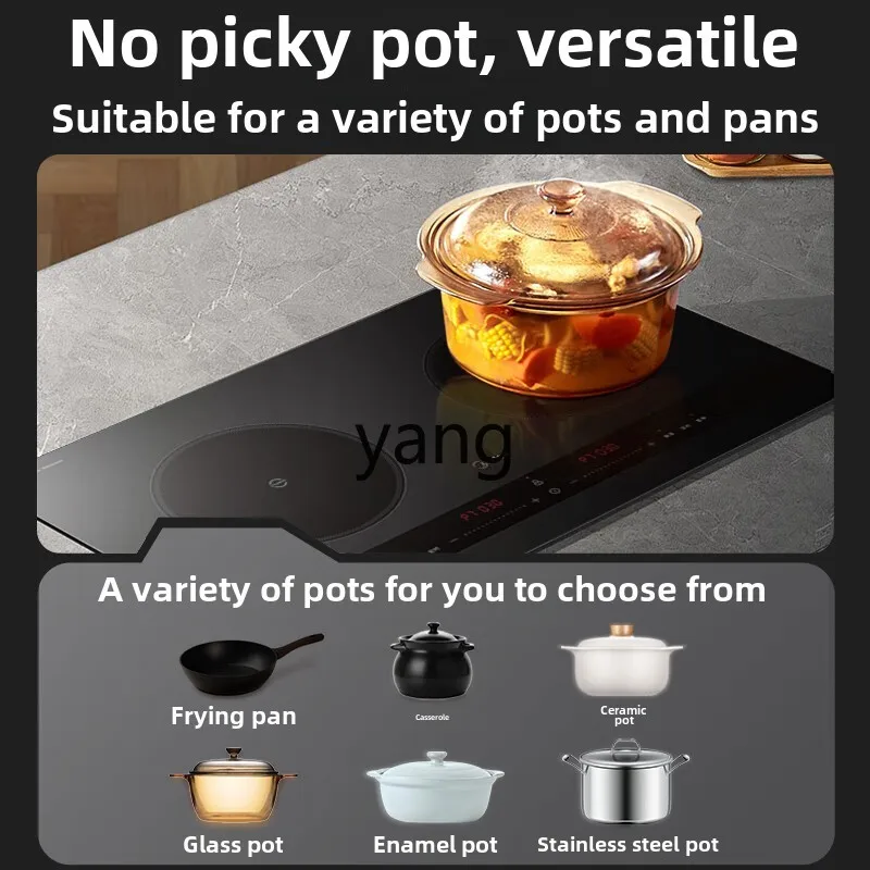 CX induction cooker double stove embedded household desktop high-power high-firepower double-head stove