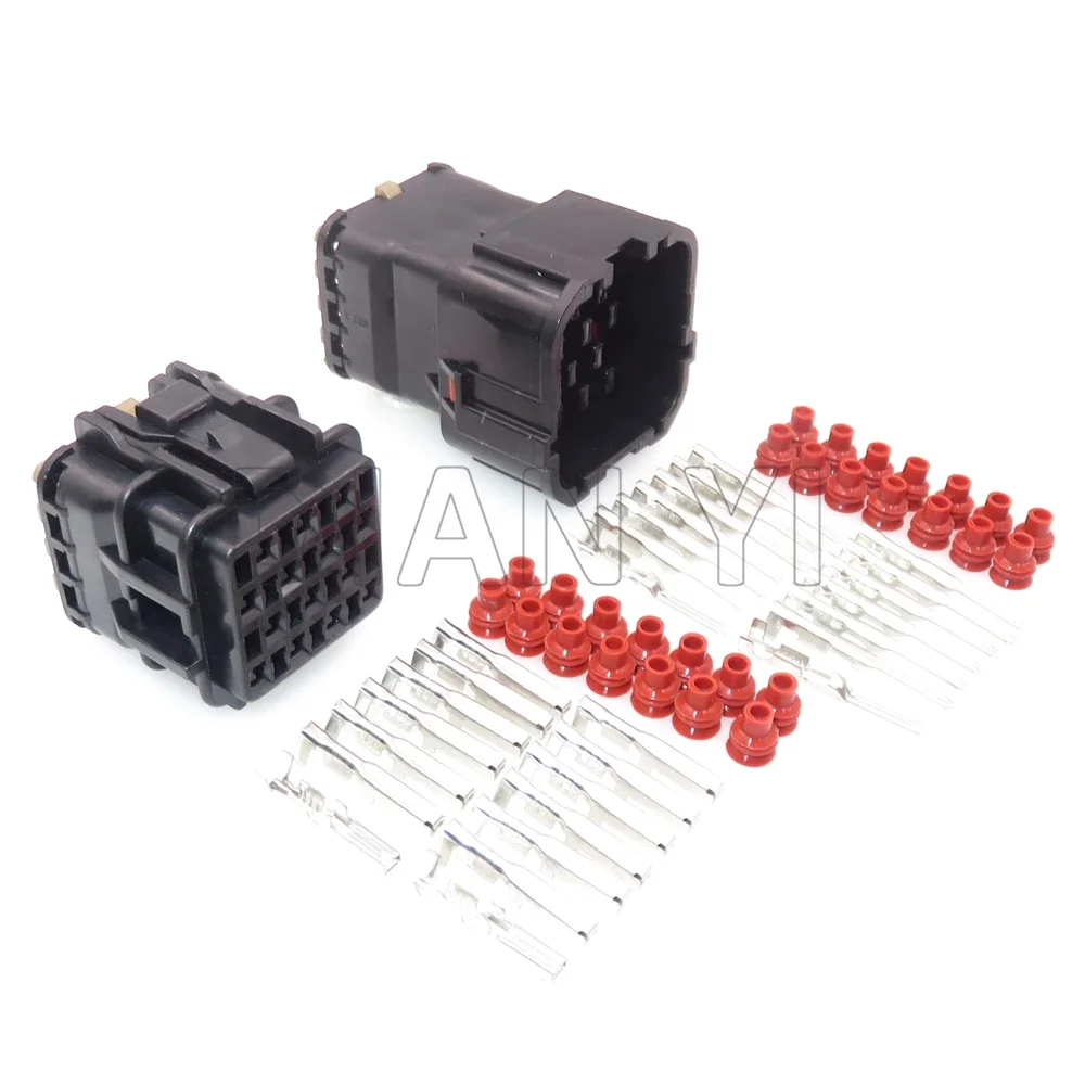 1 Set 14 Way 7222-7544-30 7123-7544-30 MG640352 MG610350 MG630353-7 AC Assembly Auto Wire Socket with Terminal and Rubber Seals