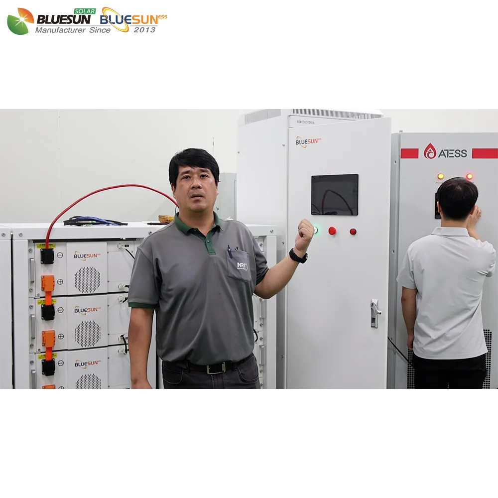 Off Grid Hybrid Solar System 100KW 257KWh Industrial Energy Storage Three Phase 220V 400V