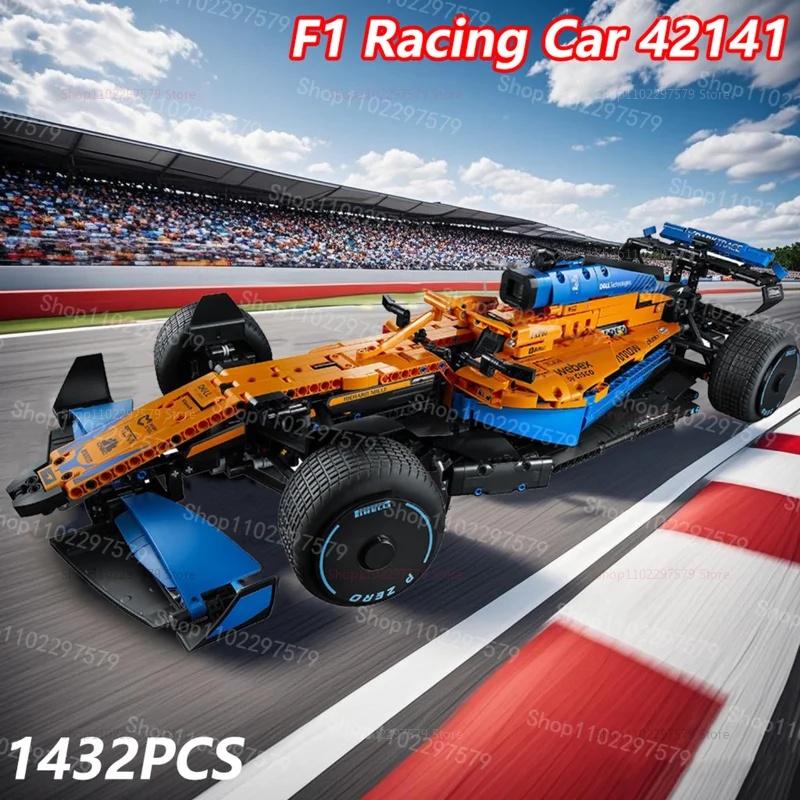 f1-w14-e-42141-42171-performance-race-car-1432-1642pcs-set-di-costruzione-modello-in-scala-1-8-auto-autentiticamente-dettagliata-costruisci-display-giocattolo